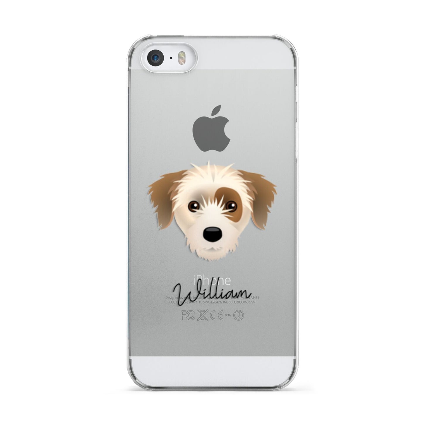 Yorkie Russell Personalised Apple iPhone 5 Case