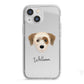 Yorkie Russell Personalised iPhone 13 Mini TPU Impact Case with White Edges