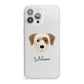 Yorkie Russell Personalised iPhone 13 Pro Max Clear Bumper Case