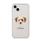 Yorkie Russell Personalised iPhone 14 Plus Clear Tough Case Starlight