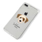 Yorkie Russell Personalised iPhone 8 Plus Bumper Case on Silver iPhone Alternative Image