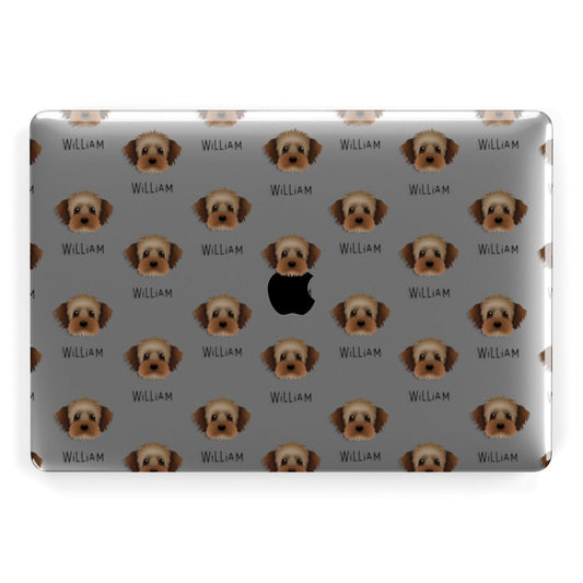 Yorkipoo Icon with Name Apple MacBook Case