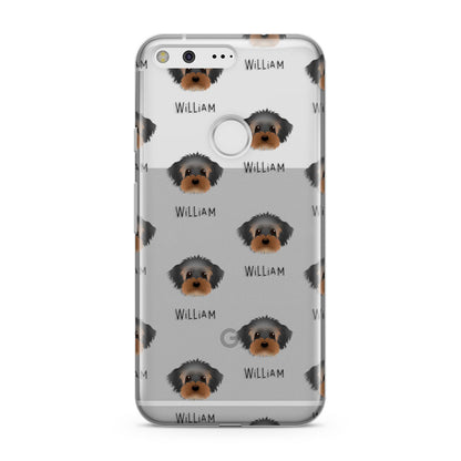 Yorkipoo Icon with Name Google Pixel Case