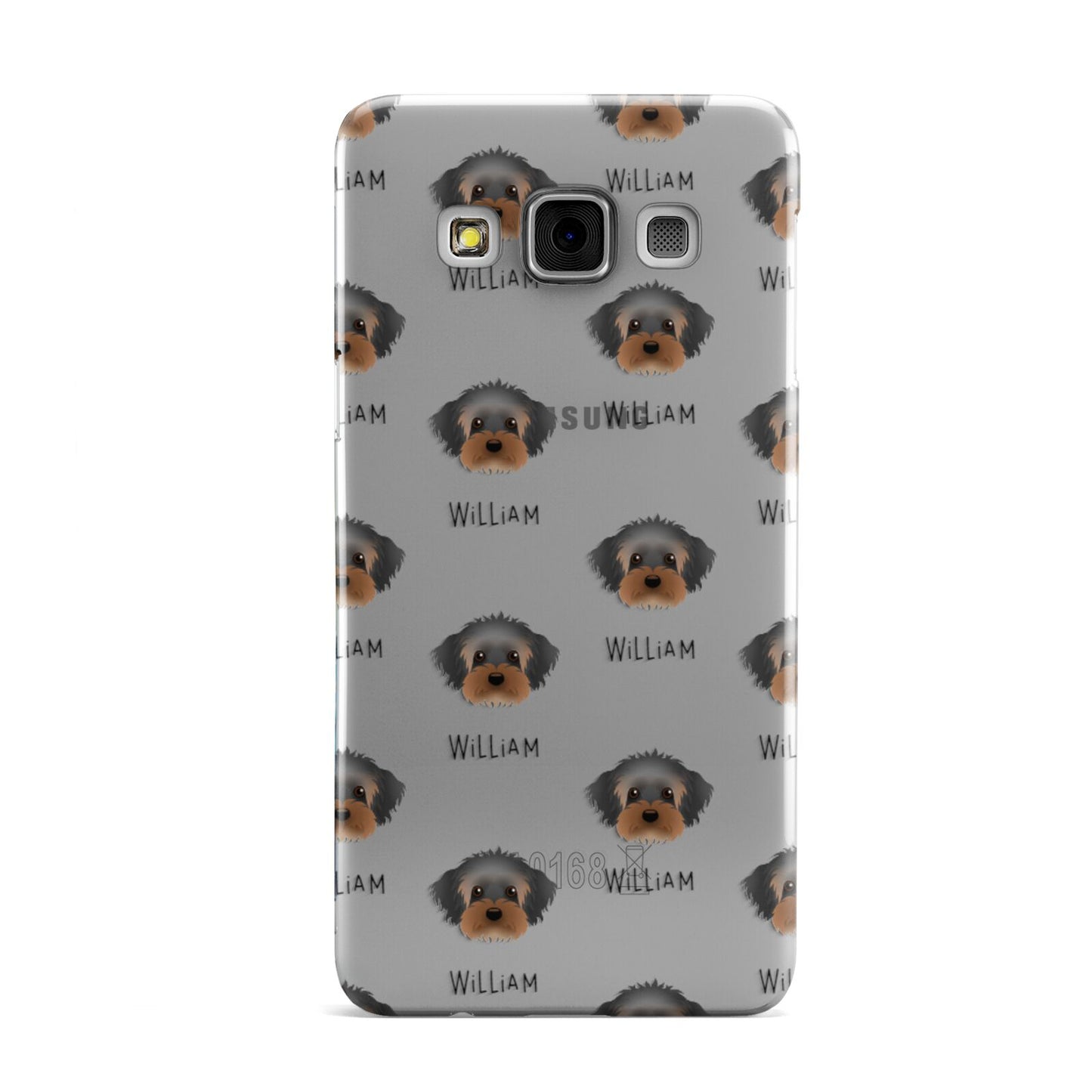 Yorkipoo Icon with Name Samsung Galaxy A3 Case