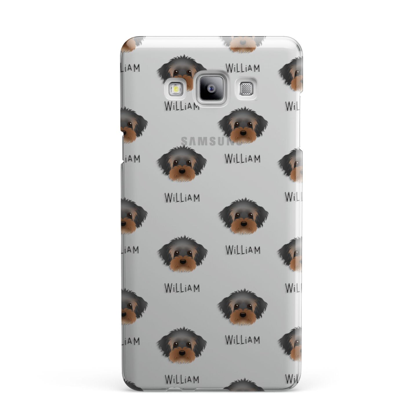 Yorkipoo Icon with Name Samsung Galaxy A7 2015 Case