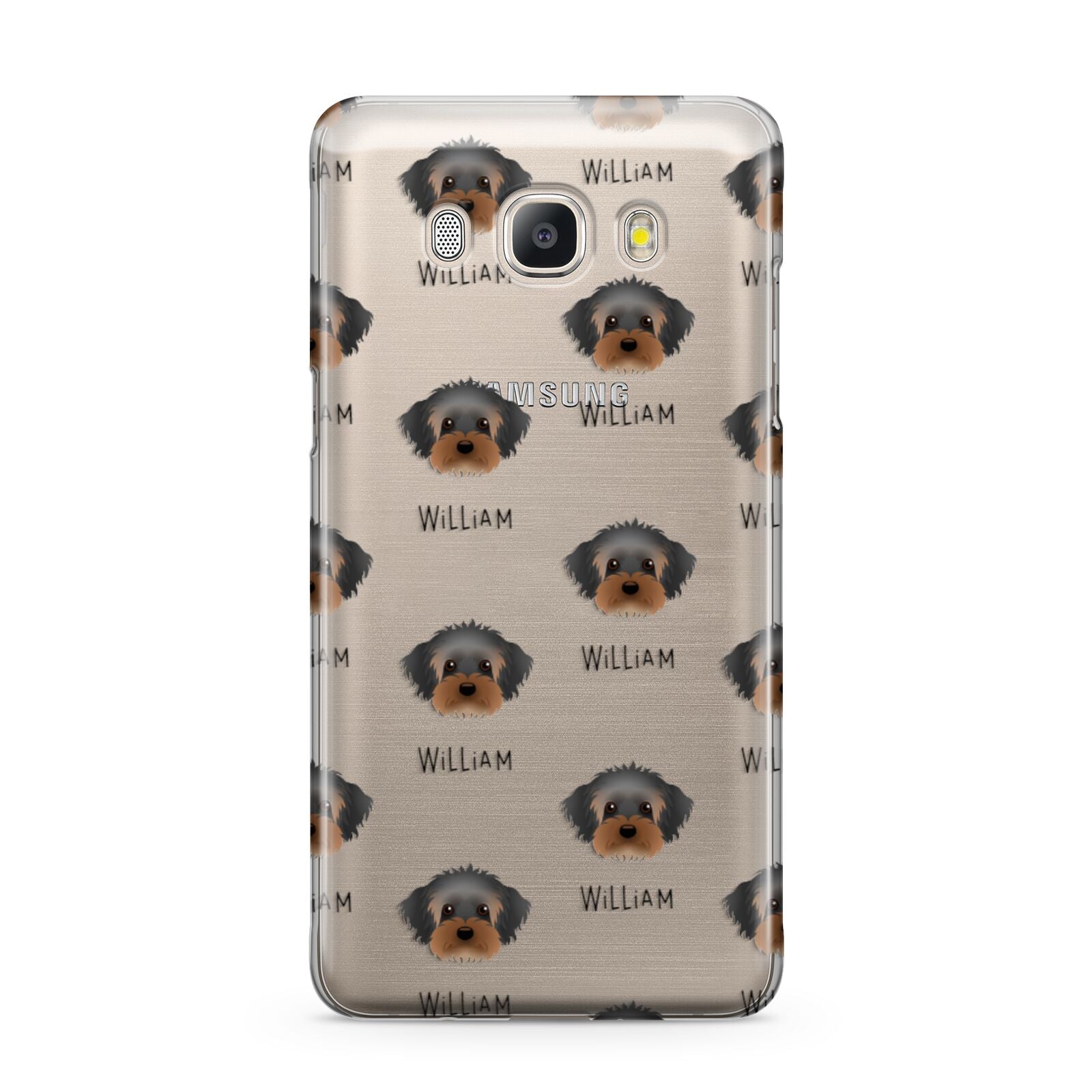 Yorkipoo Icon with Name Samsung Galaxy J5 2016 Case