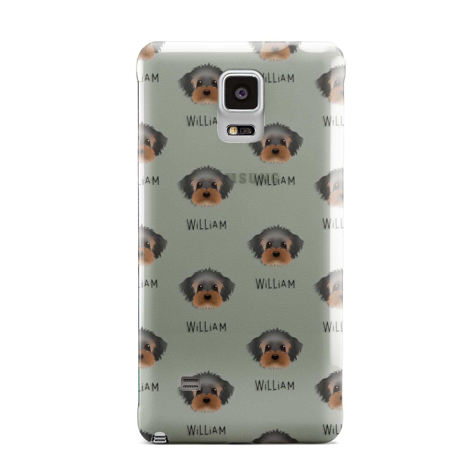 Yorkipoo Icon with Name Samsung Galaxy Note 4 Case
