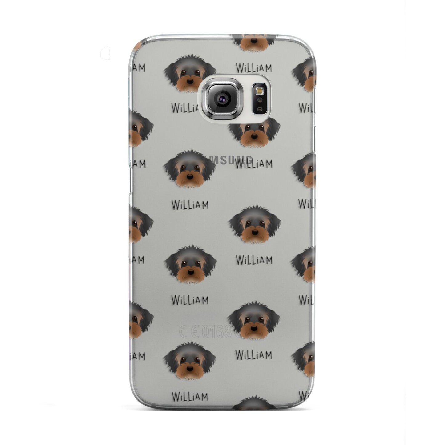 Yorkipoo Icon with Name Samsung Galaxy S6 Edge Case