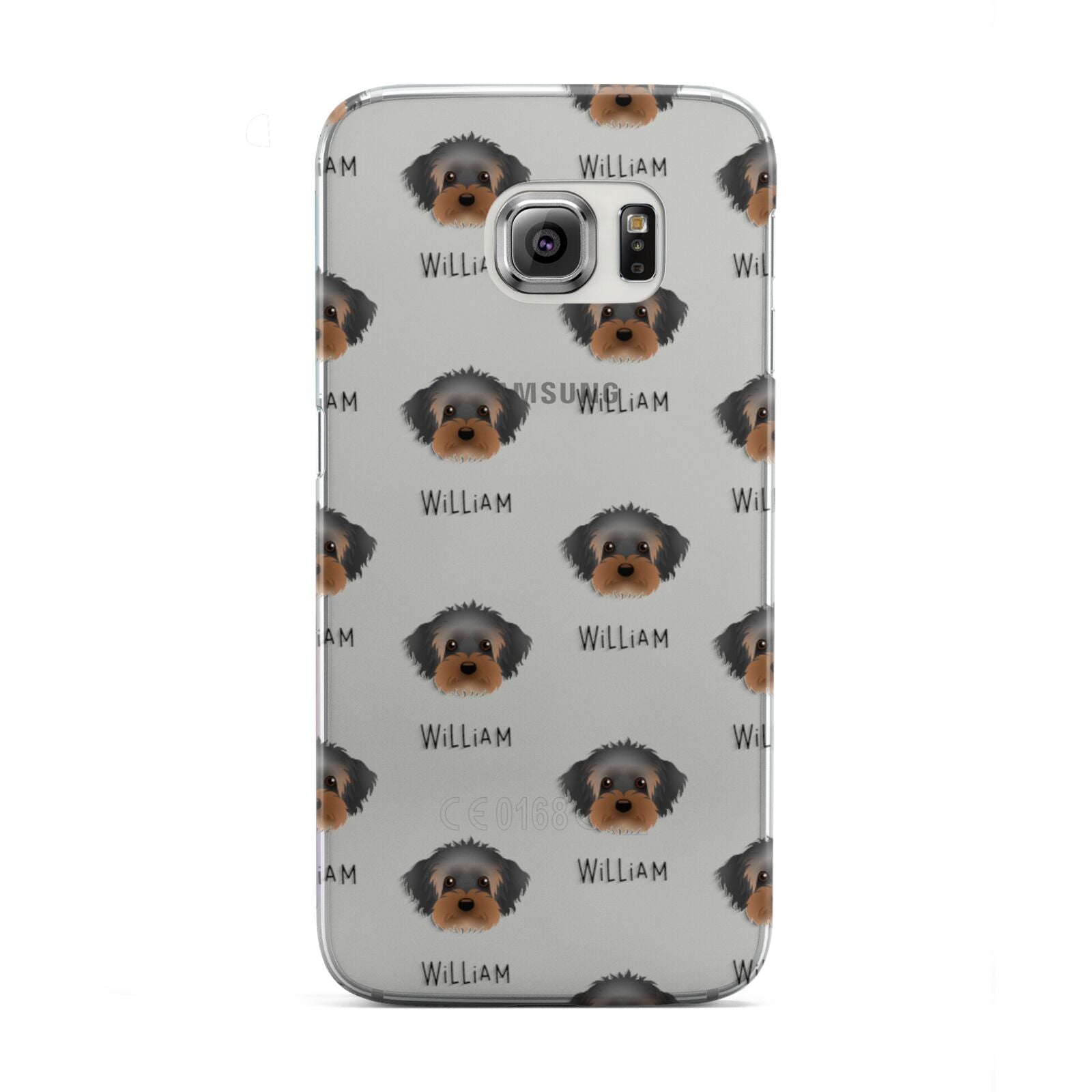Yorkipoo Icon with Name Samsung Galaxy S6 Edge Case