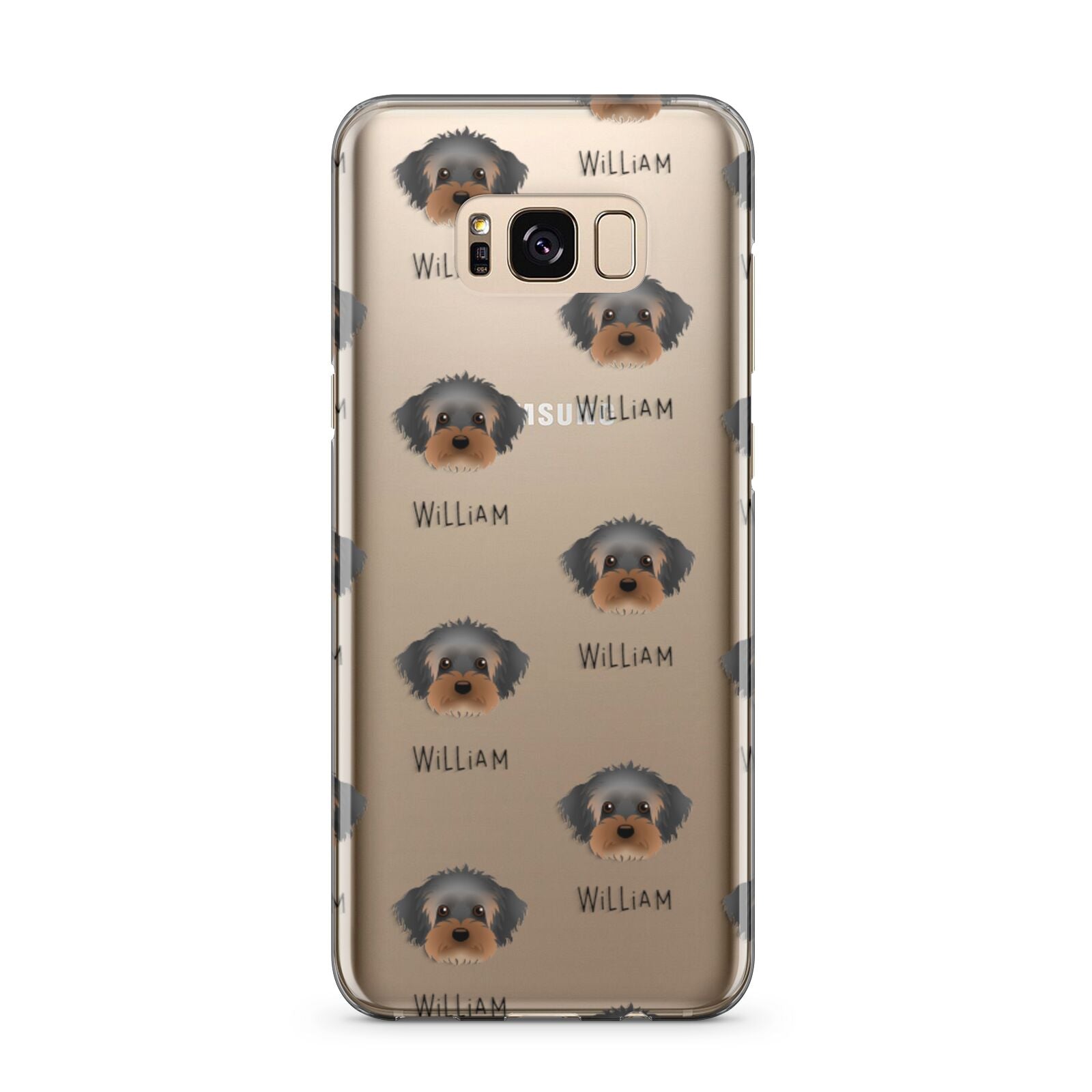 Yorkipoo Icon with Name Samsung Galaxy S8 Plus Case