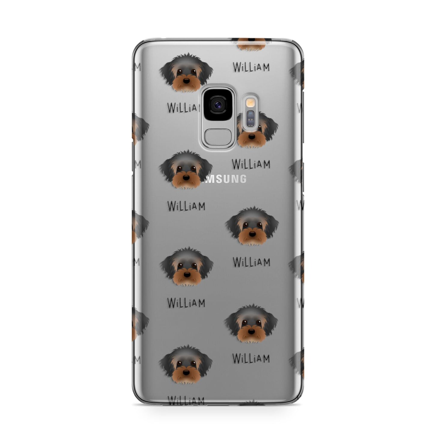 Yorkipoo Icon with Name Samsung Galaxy S9 Case