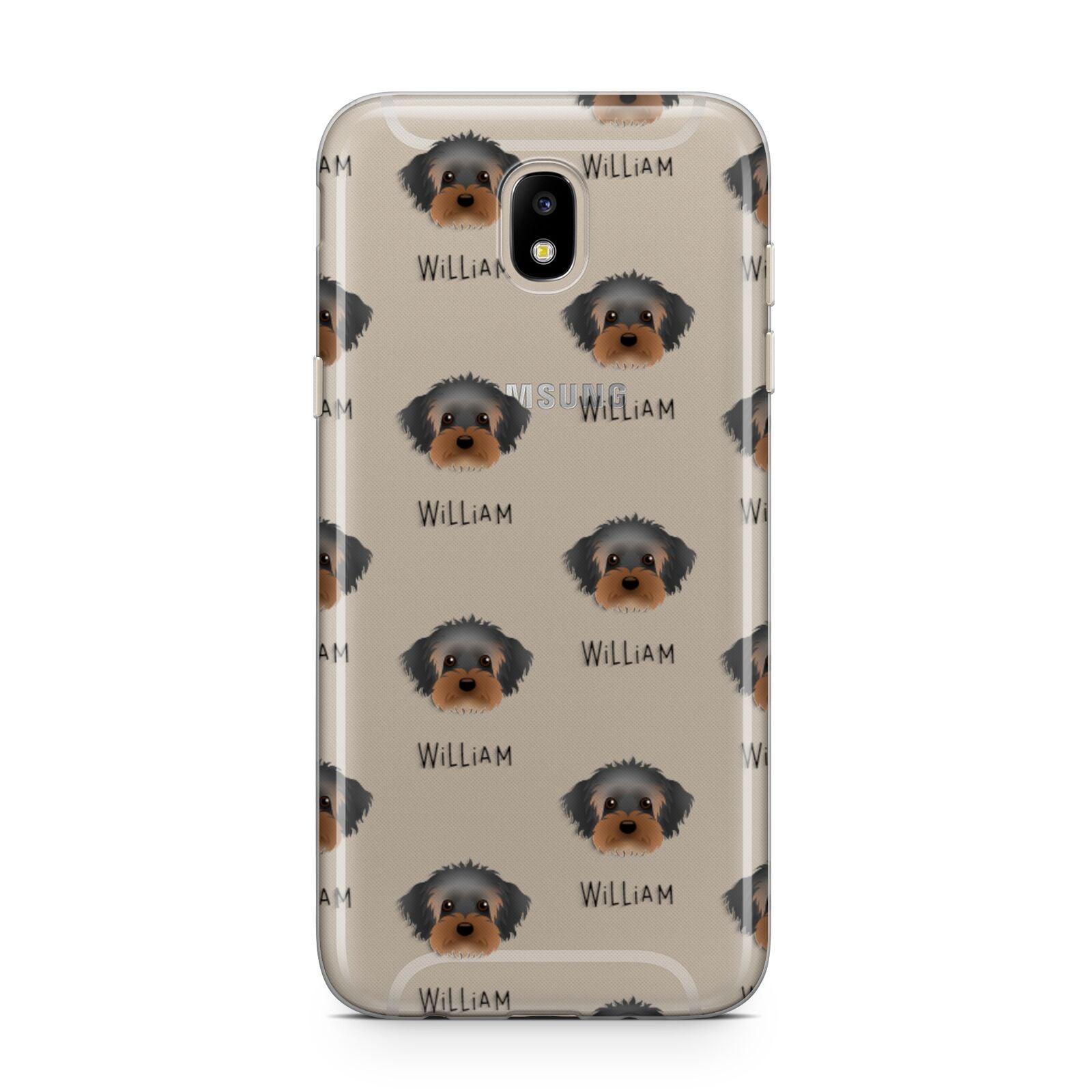 Yorkipoo Icon with Name Samsung J5 2017 Case