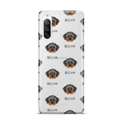 Yorkipoo Icon with Name Sony Xperia 10 III Case