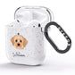 Yorkipoo Personalised AirPods Glitter Case Side Image