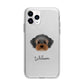 Yorkipoo Personalised Apple iPhone 11 Pro in Silver with Bumper Case