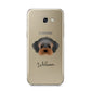 Yorkipoo Personalised Samsung Galaxy A5 2017 Case on gold phone