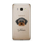 Yorkipoo Personalised Samsung Galaxy J7 2016 Case on gold phone