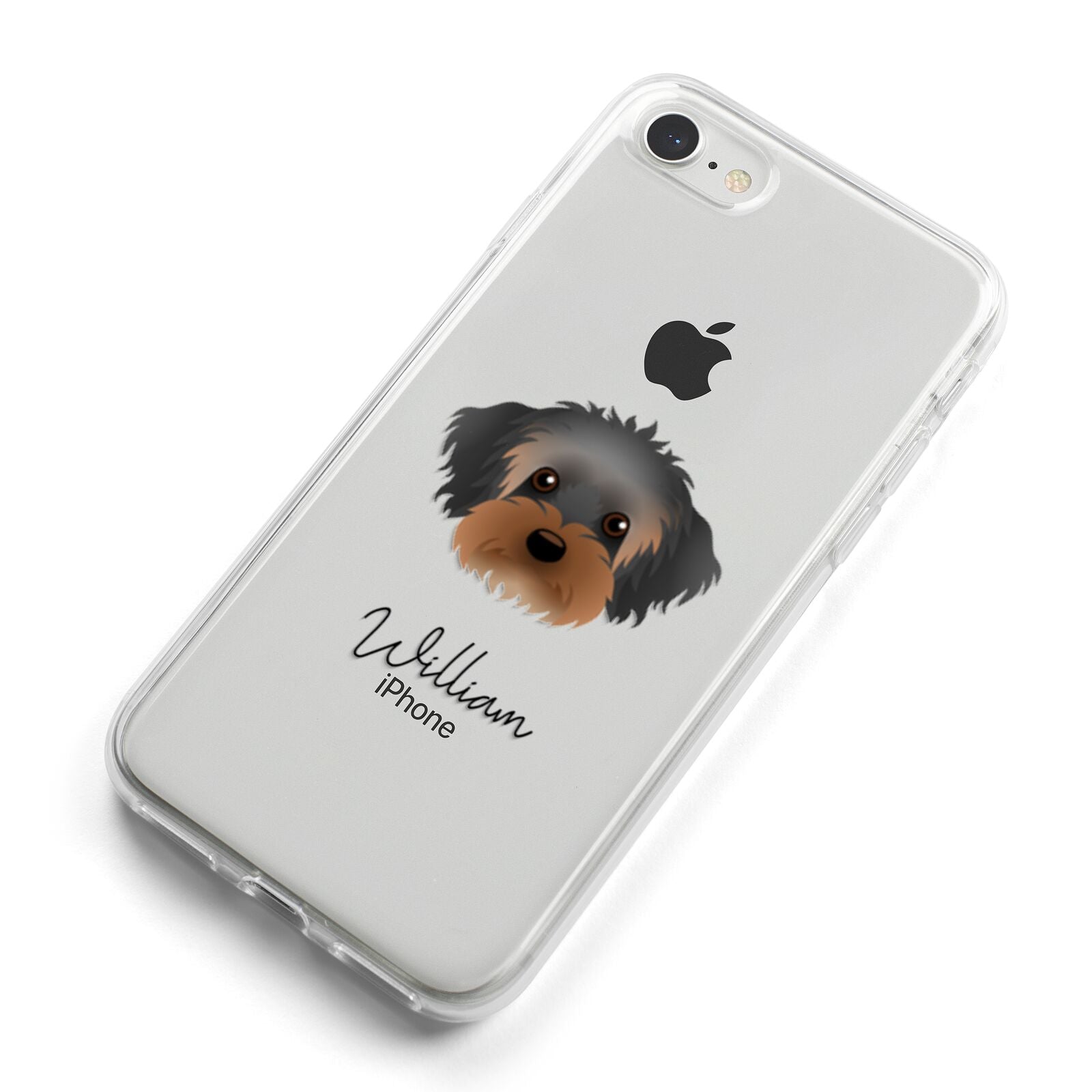 Yorkipoo Personalised iPhone 8 Bumper Case on Silver iPhone Alternative Image