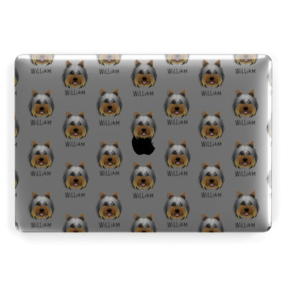 Yorkshire Terrier Icon with Name Apple MacBook Case