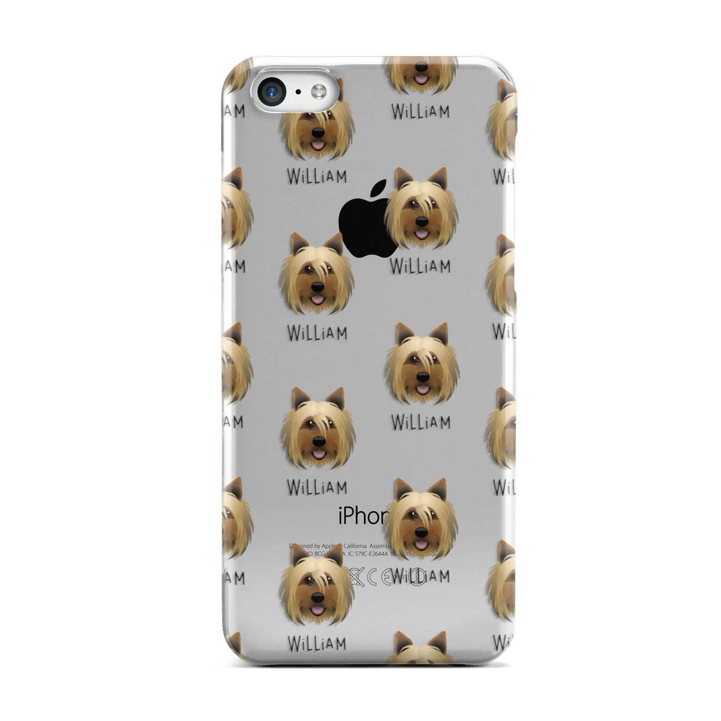 Yorkshire Terrier Icon with Name Apple iPhone 5c Case