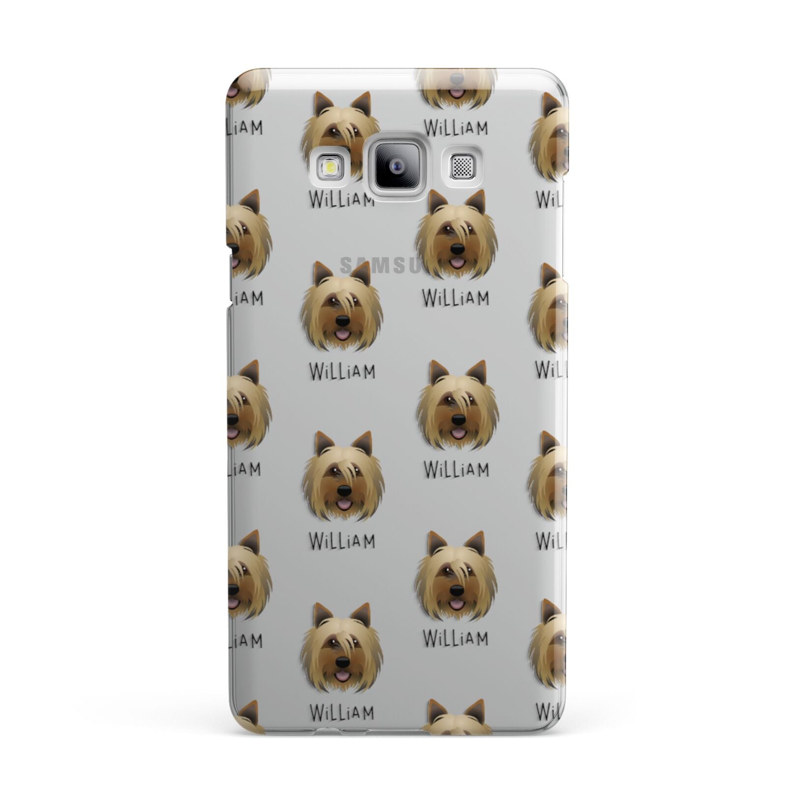 Yorkshire Terrier Icon with Name Samsung Galaxy A7 2015 Case