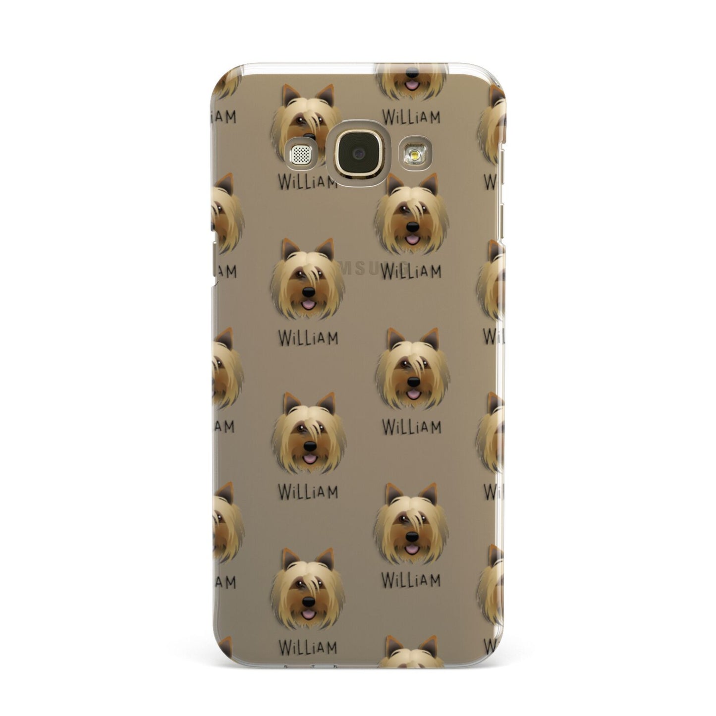 Yorkshire Terrier Icon with Name Samsung Galaxy A8 Case