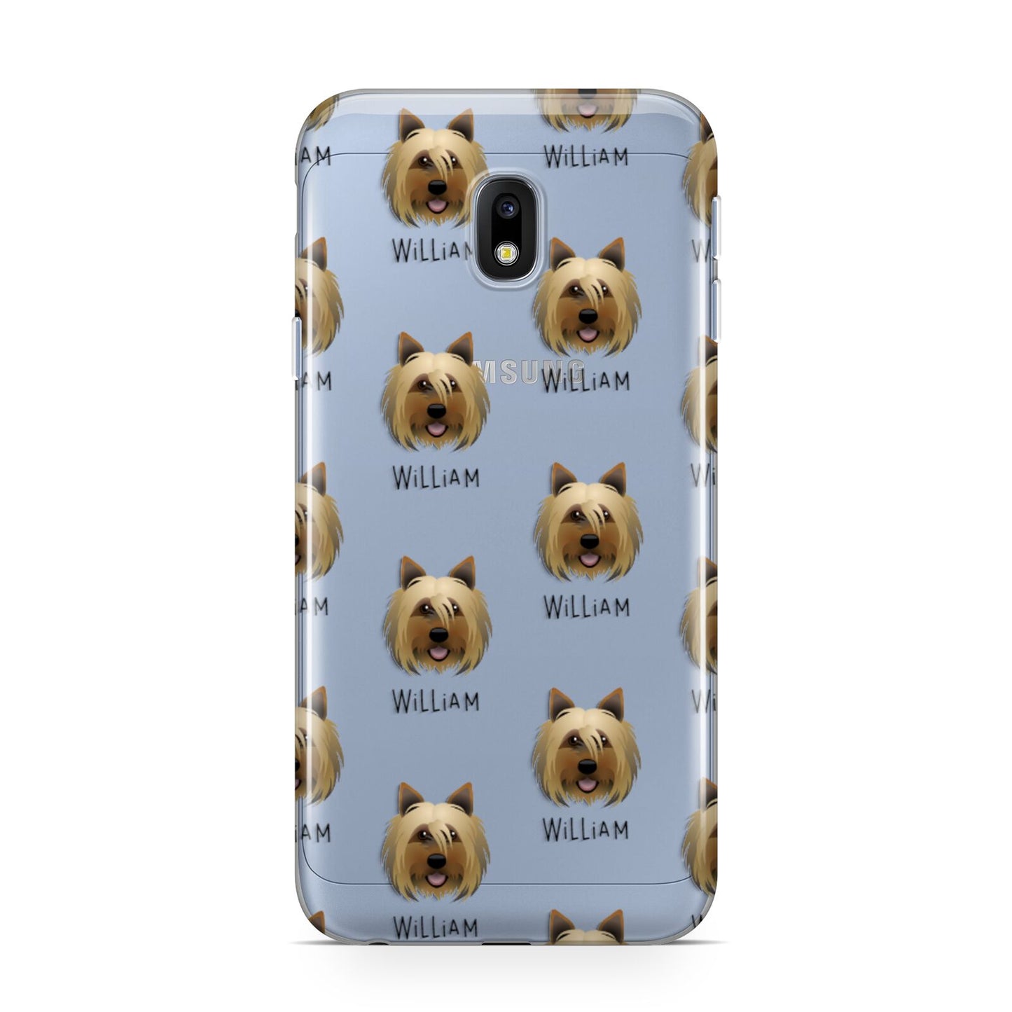 Yorkshire Terrier Icon with Name Samsung Galaxy J3 2017 Case