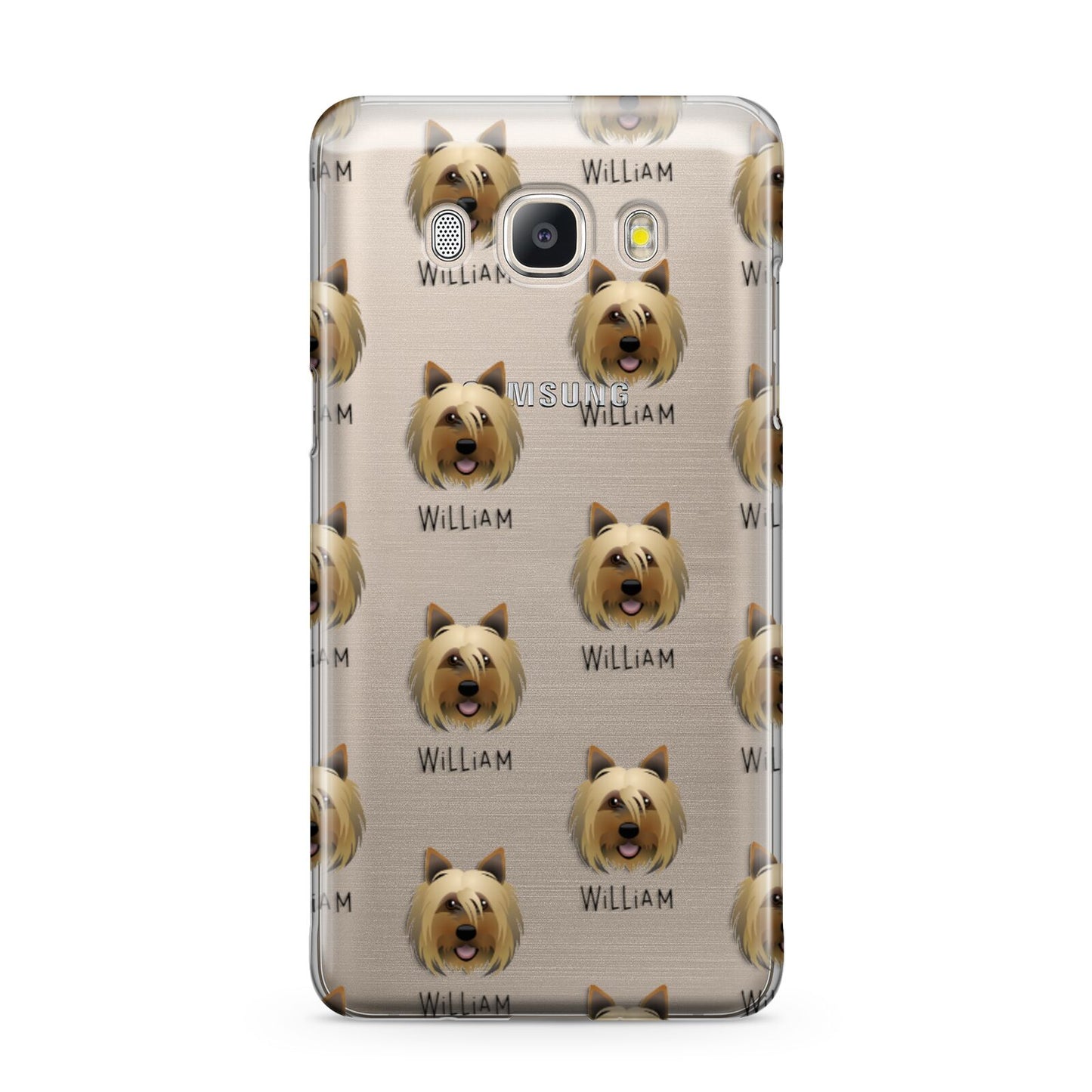 Yorkshire Terrier Icon with Name Samsung Galaxy J5 2016 Case