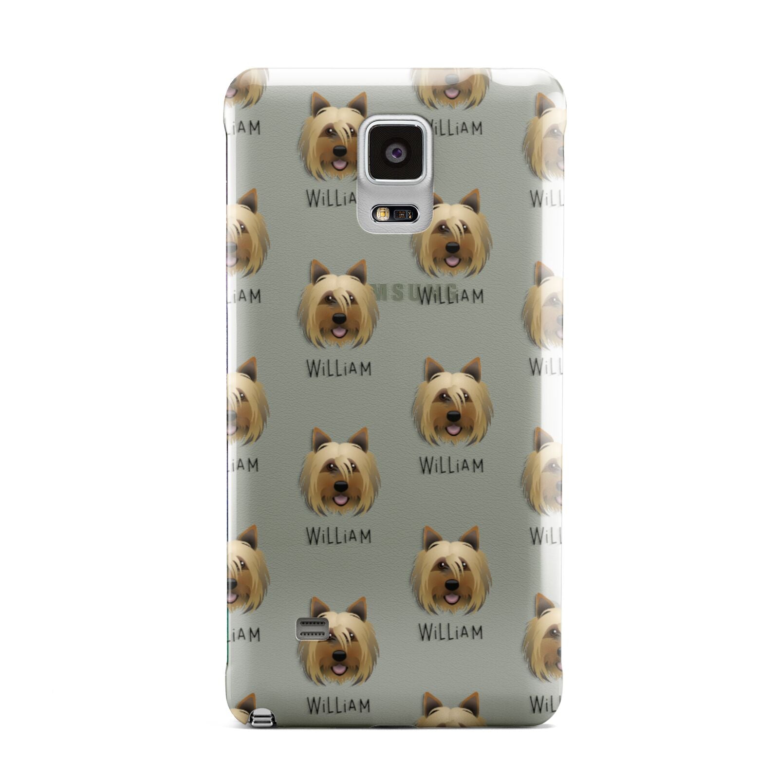 Yorkshire Terrier Icon with Name Samsung Galaxy Note 4 Case