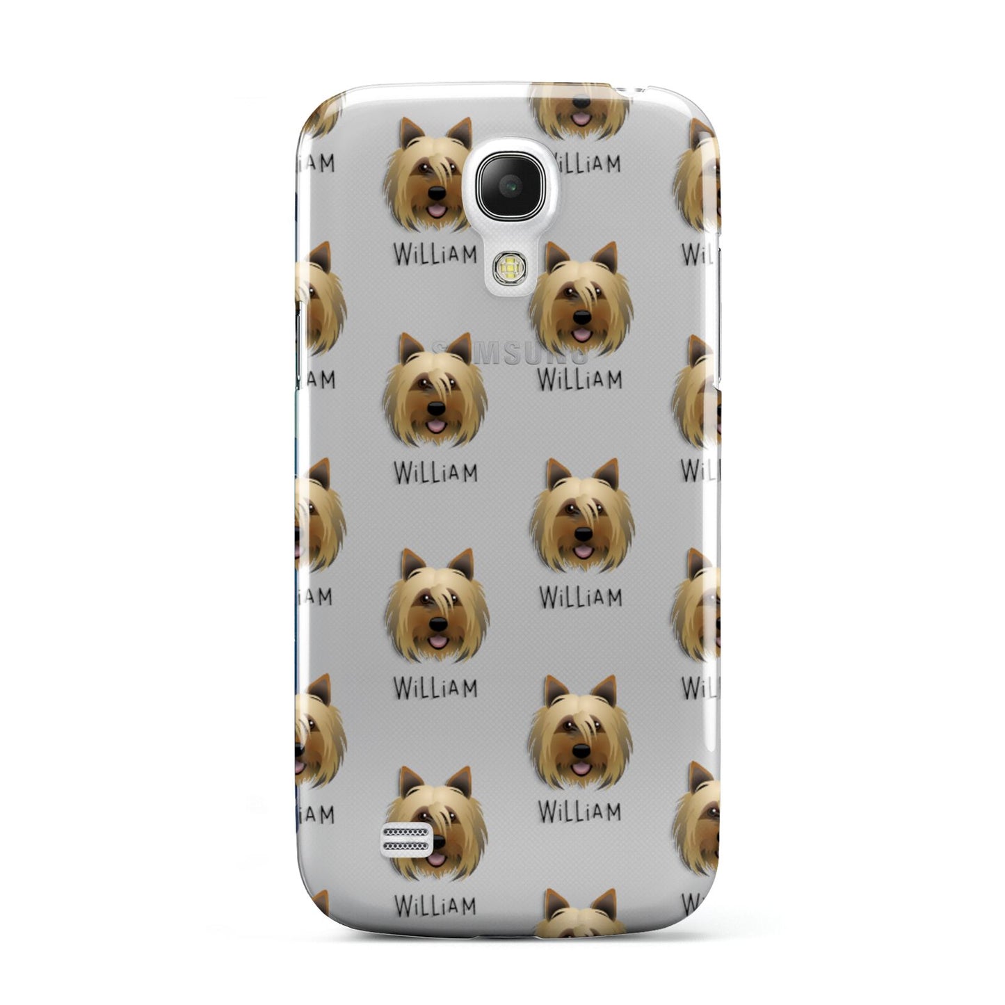 Yorkshire Terrier Icon with Name Samsung Galaxy S4 Mini Case