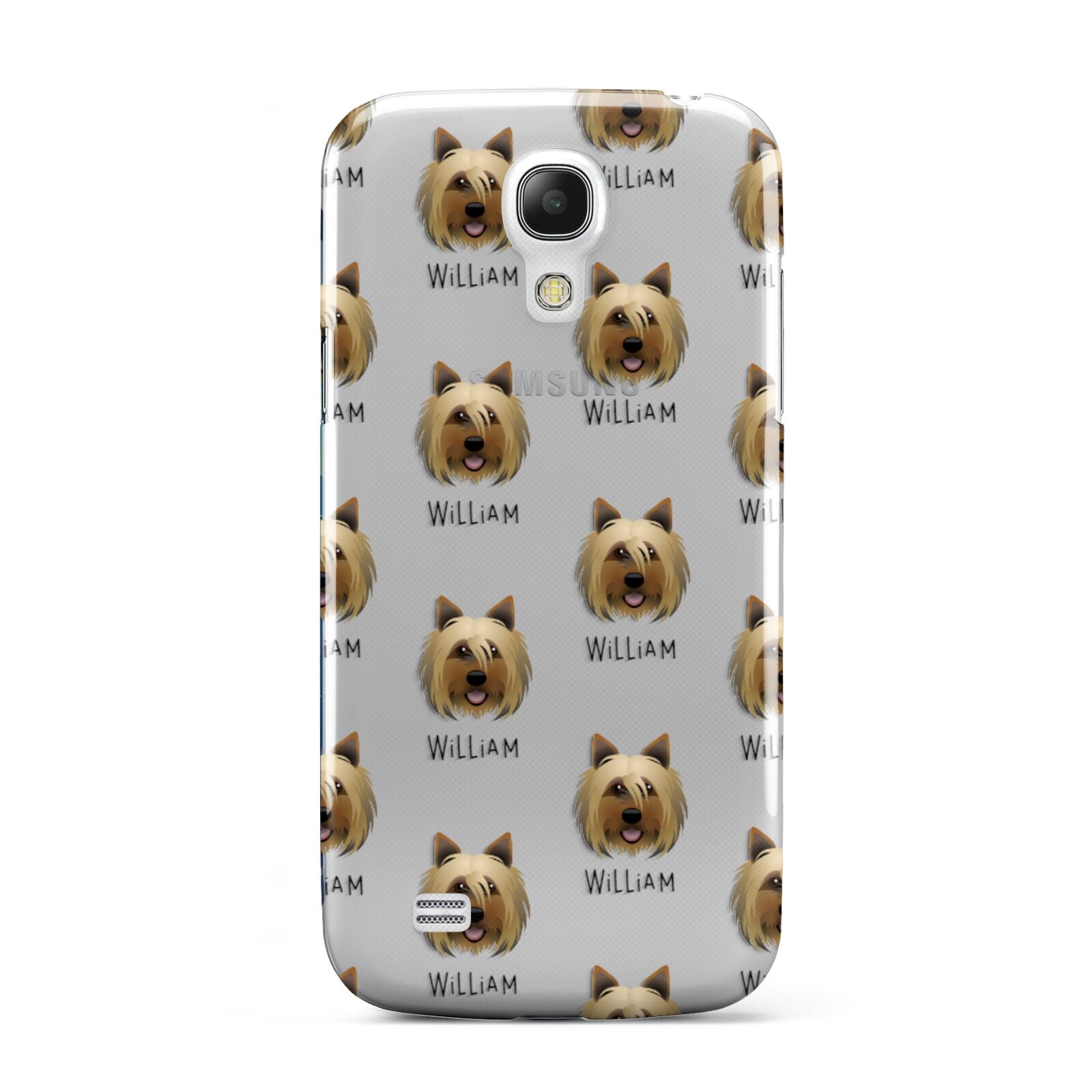 Yorkshire Terrier Icon with Name Samsung Galaxy S4 Mini Case