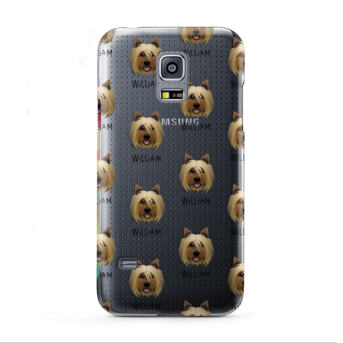 Yorkshire Terrier Icon with Name Samsung Galaxy S5 Mini Case