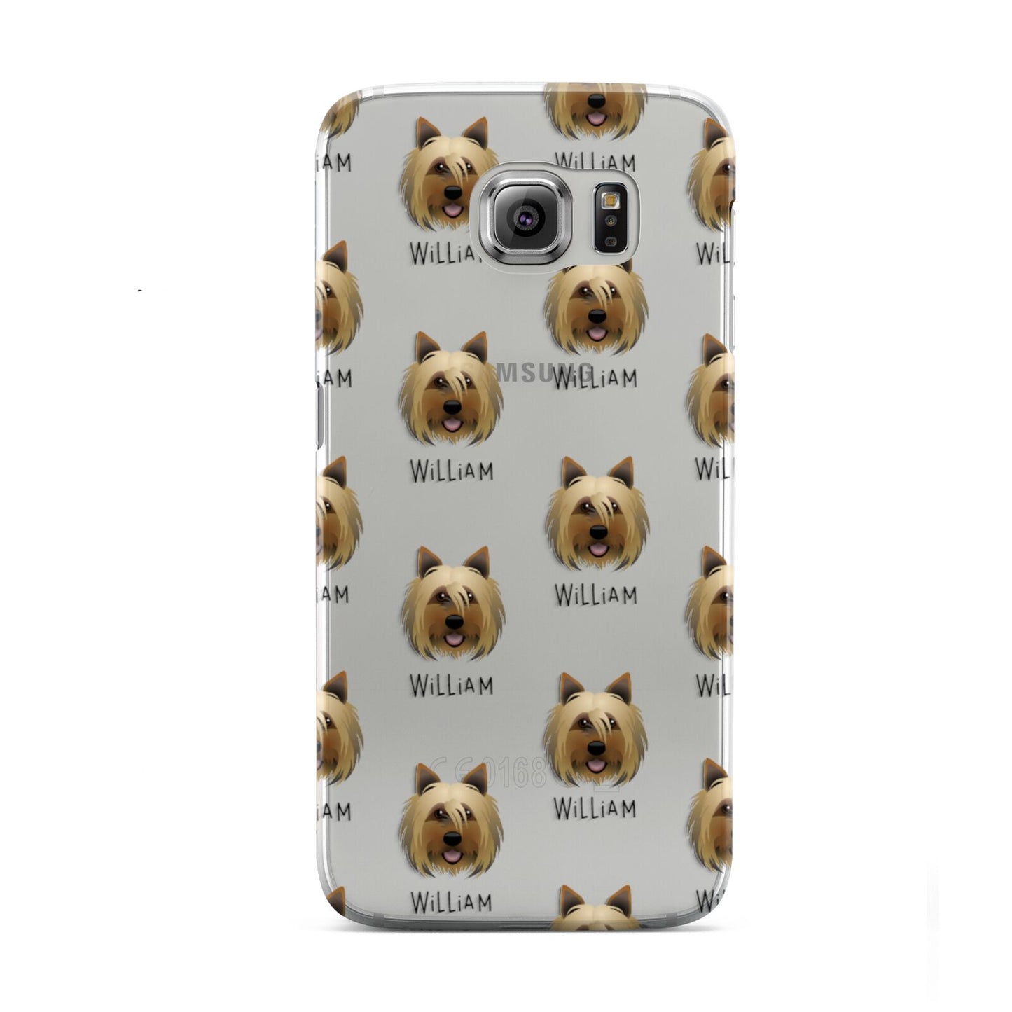 Yorkshire Terrier Icon with Name Samsung Galaxy S6 Case