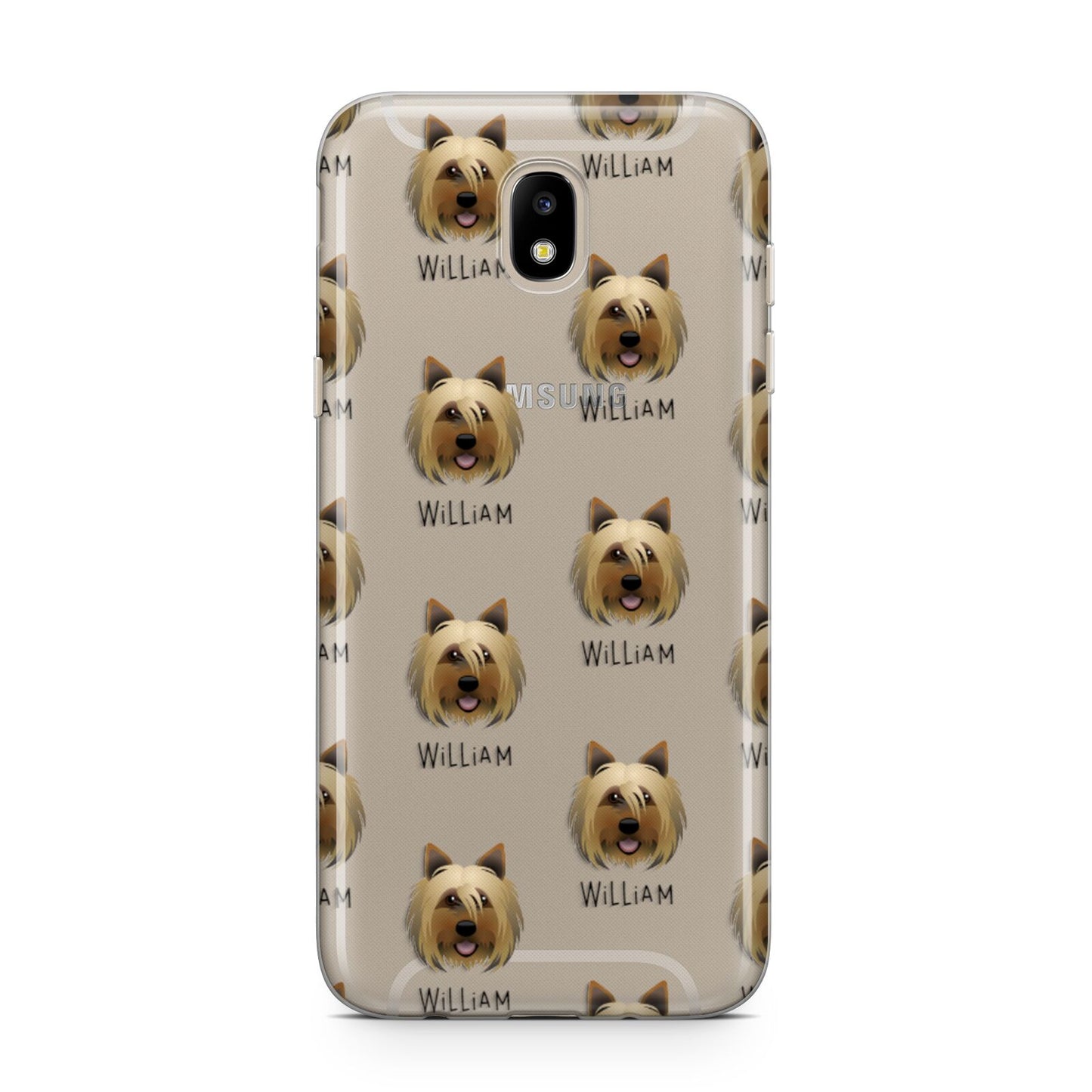 Yorkshire Terrier Icon with Name Samsung J5 2017 Case