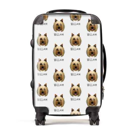 Yorkshire Terrier Icon with Name Suitcase