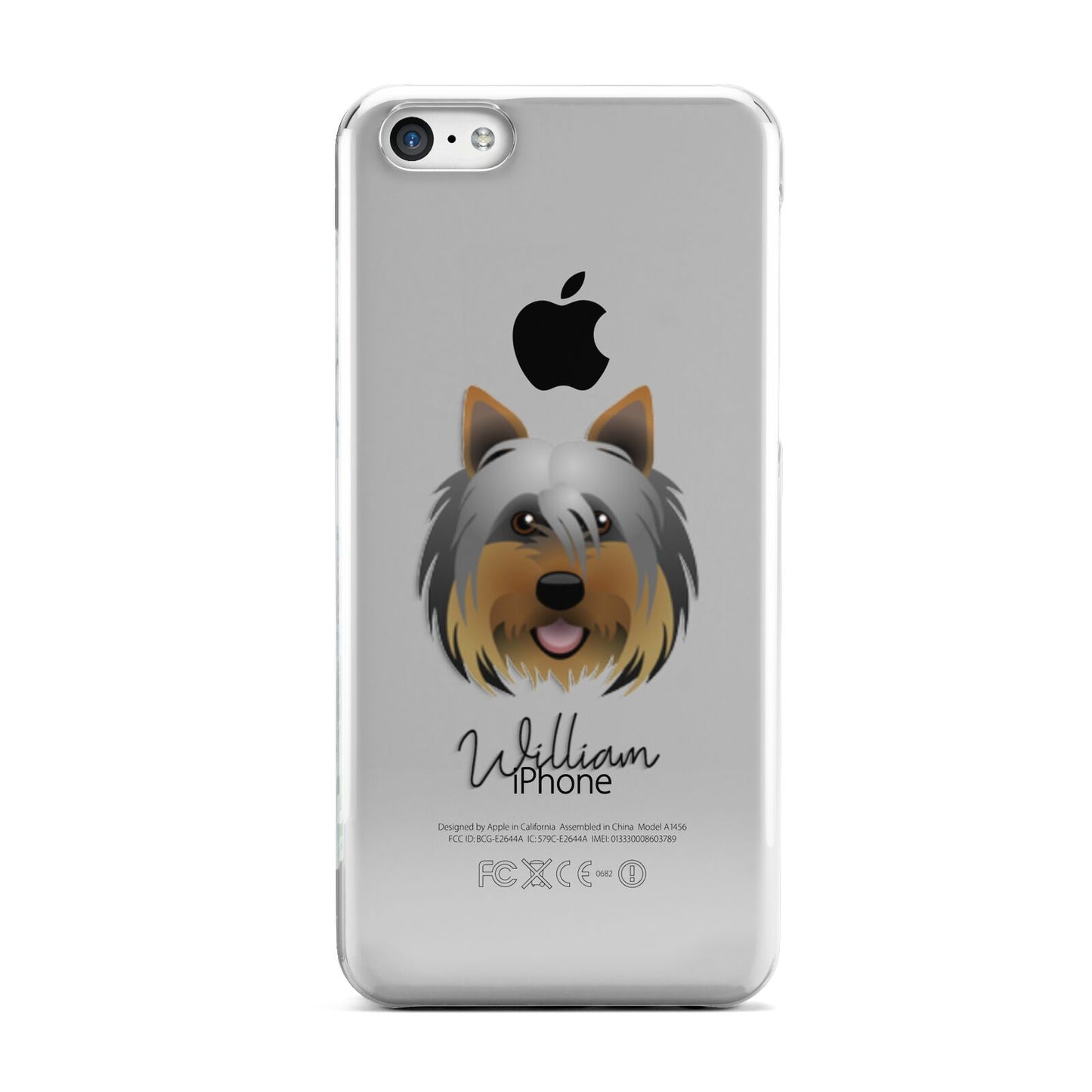 Yorkshire Terrier Personalised Apple iPhone 5c Case
