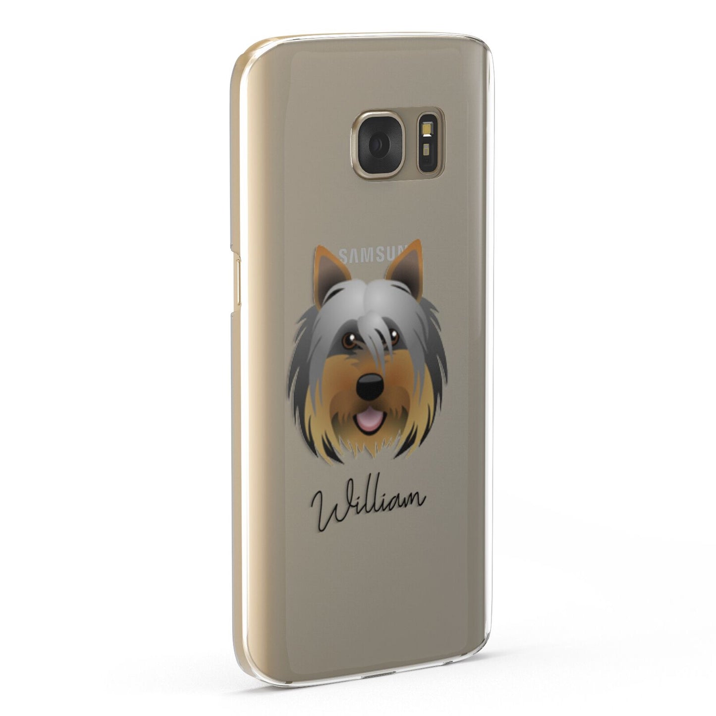 Yorkshire Terrier Personalised Samsung Galaxy Case Fourty Five Degrees