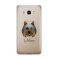 Yorkshire Terrier Personalised Samsung Galaxy J7 2016 Case on gold phone