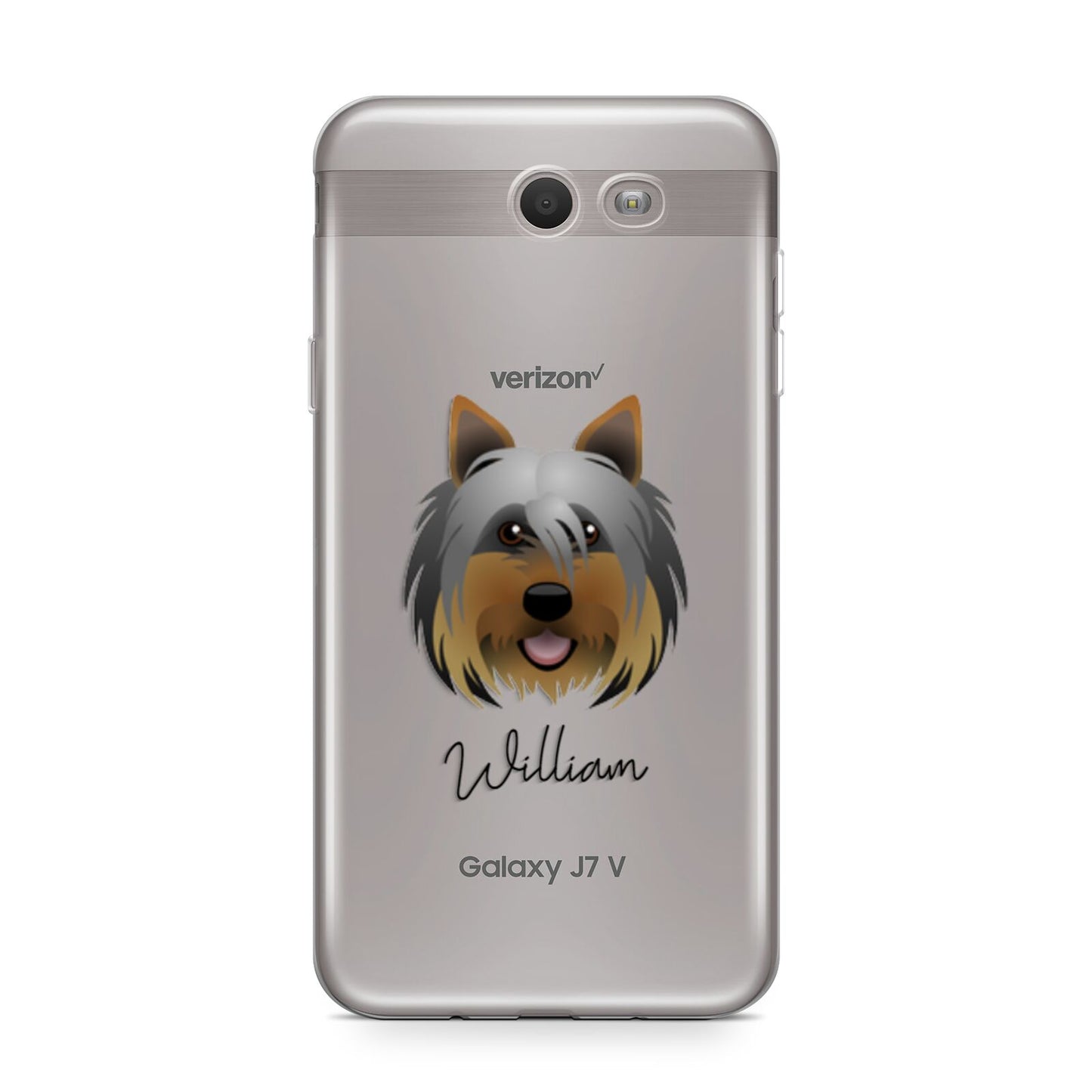 Yorkshire Terrier Personalised Samsung Galaxy J7 2017 Case