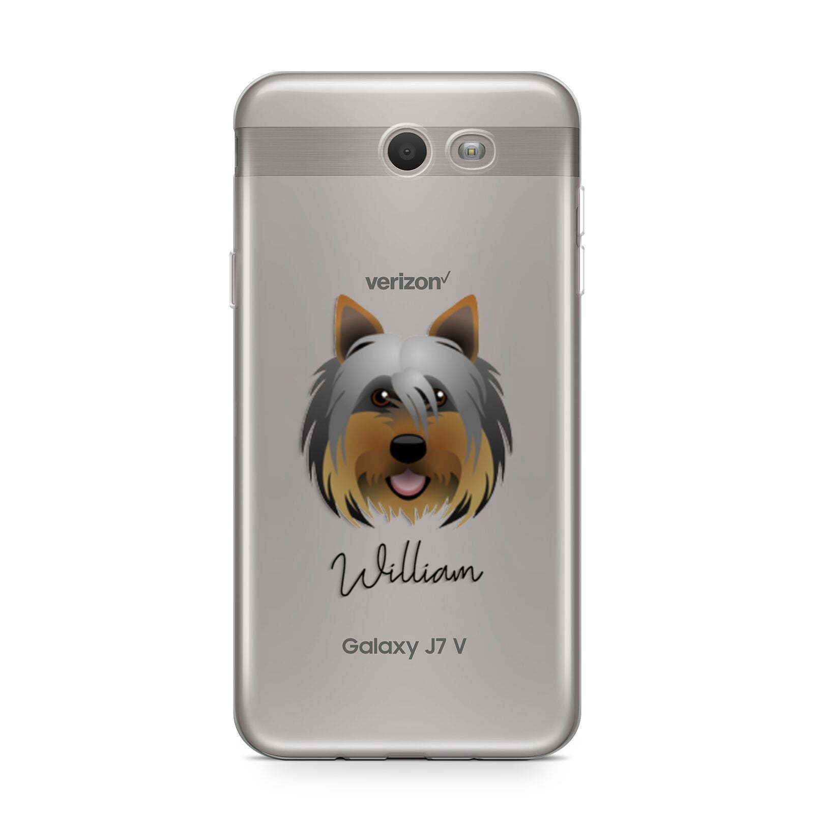 Yorkshire Terrier Personalised Samsung Galaxy J7 2017 Case