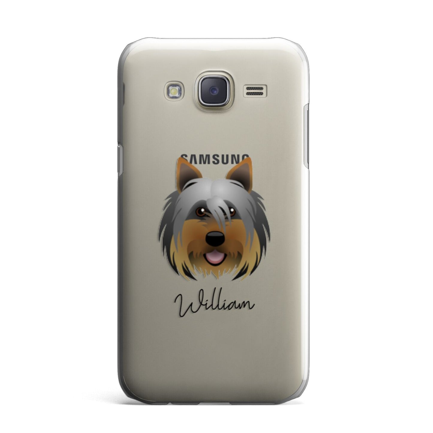 Yorkshire Terrier Personalised Samsung Galaxy J7 Case