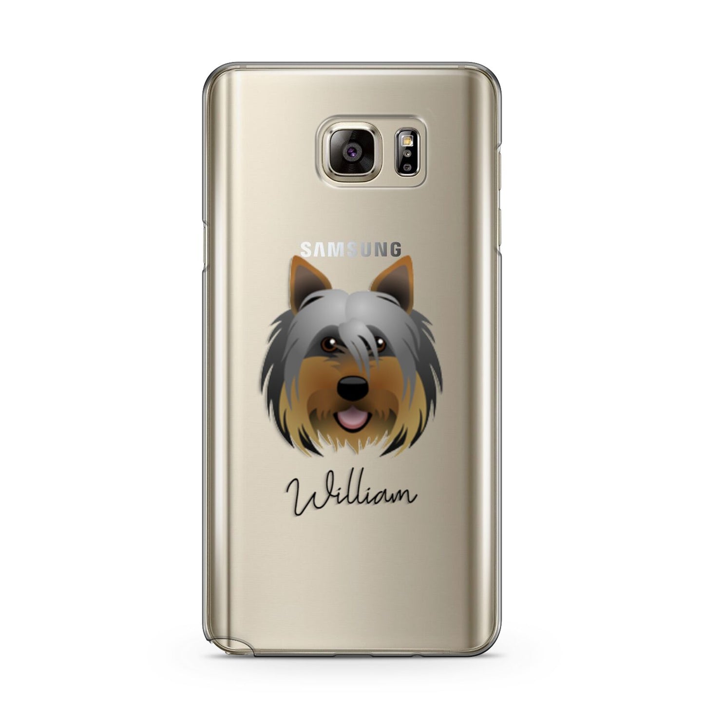 Yorkshire Terrier Personalised Samsung Galaxy Note 5 Case