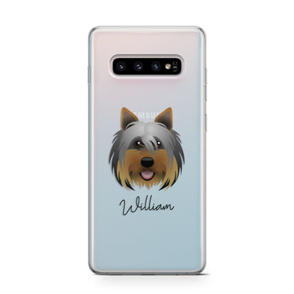 Yorkshire Terrier Personalised Samsung Galaxy S10 Case