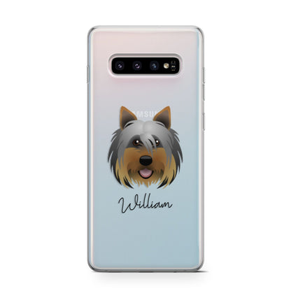 Yorkshire Terrier Personalised Samsung Galaxy S10 Case