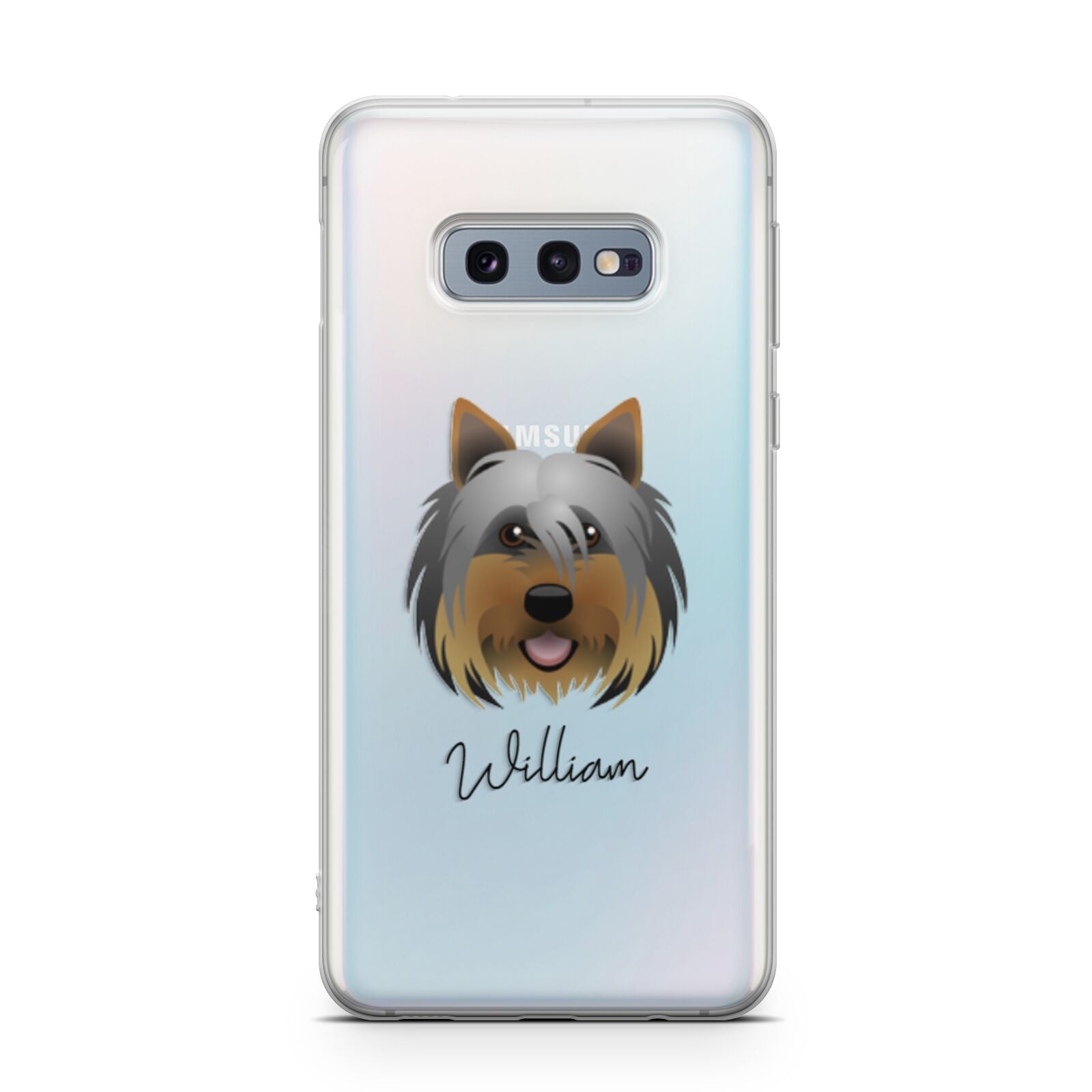 Yorkshire Terrier Personalised Samsung Galaxy S10E Case