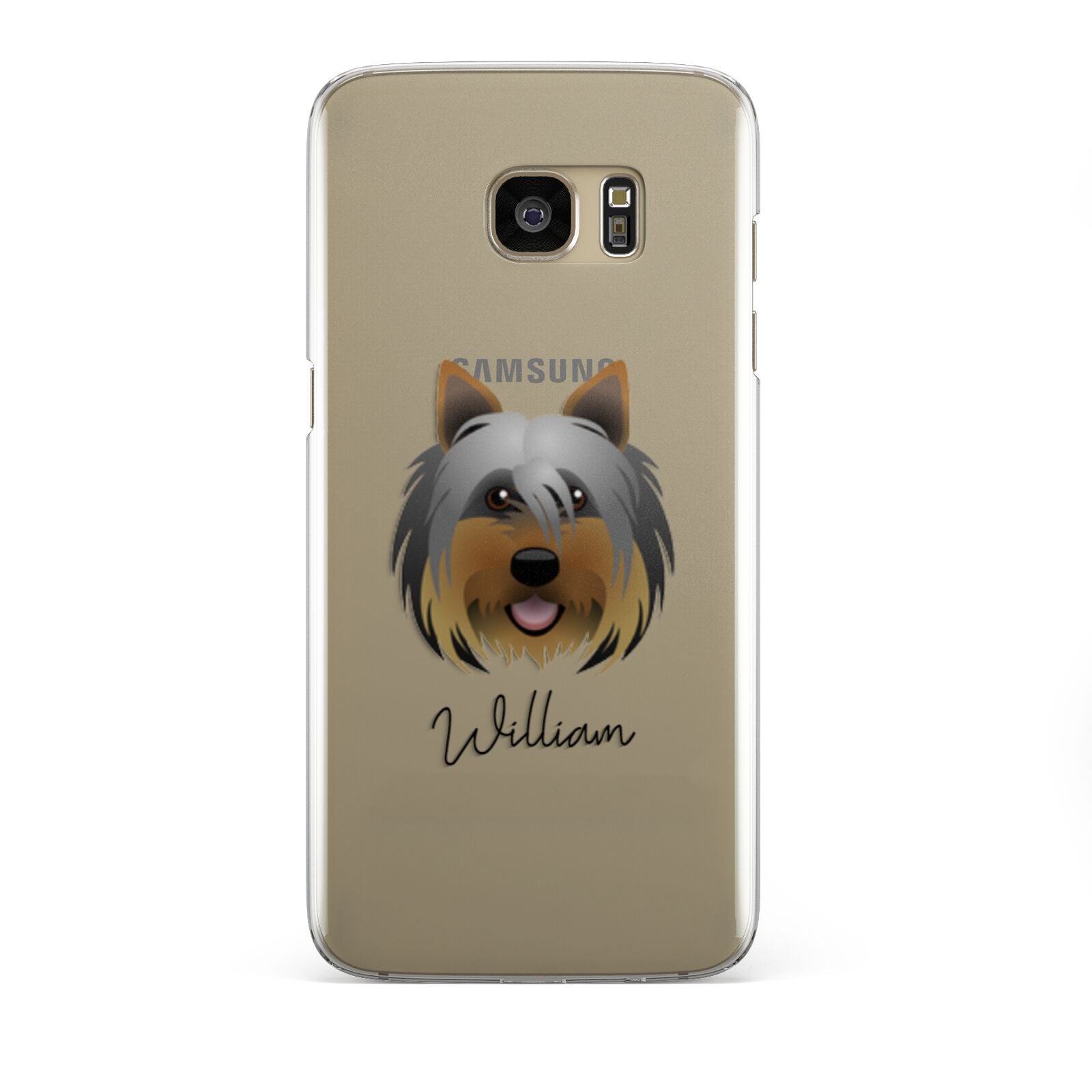 Yorkshire Terrier Personalised Samsung Galaxy S7 Edge Case