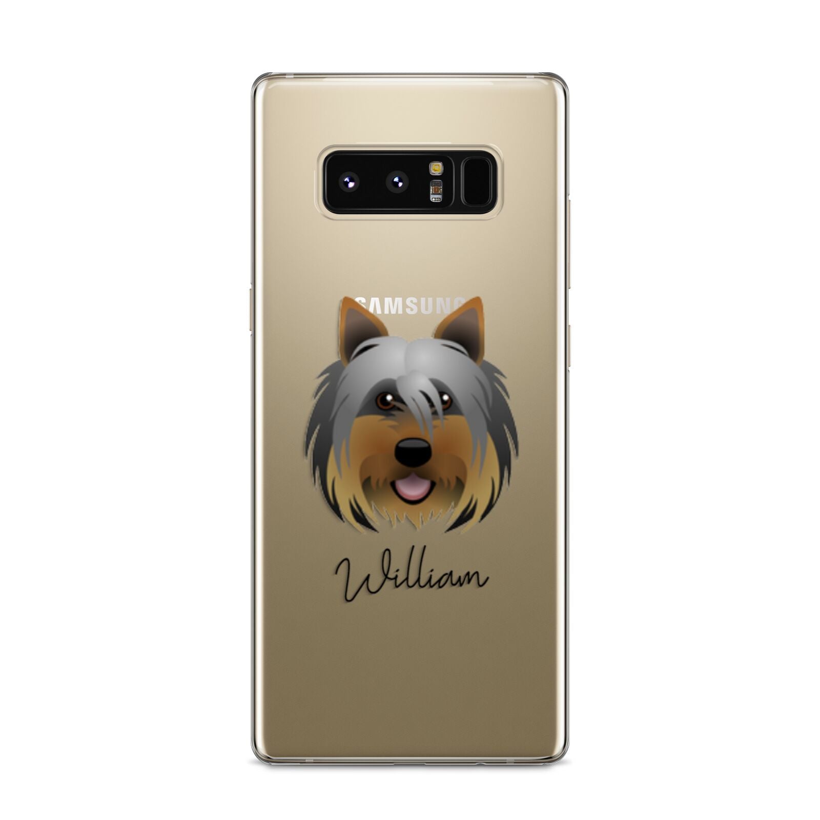 Yorkshire Terrier Personalised Samsung Galaxy S8 Case