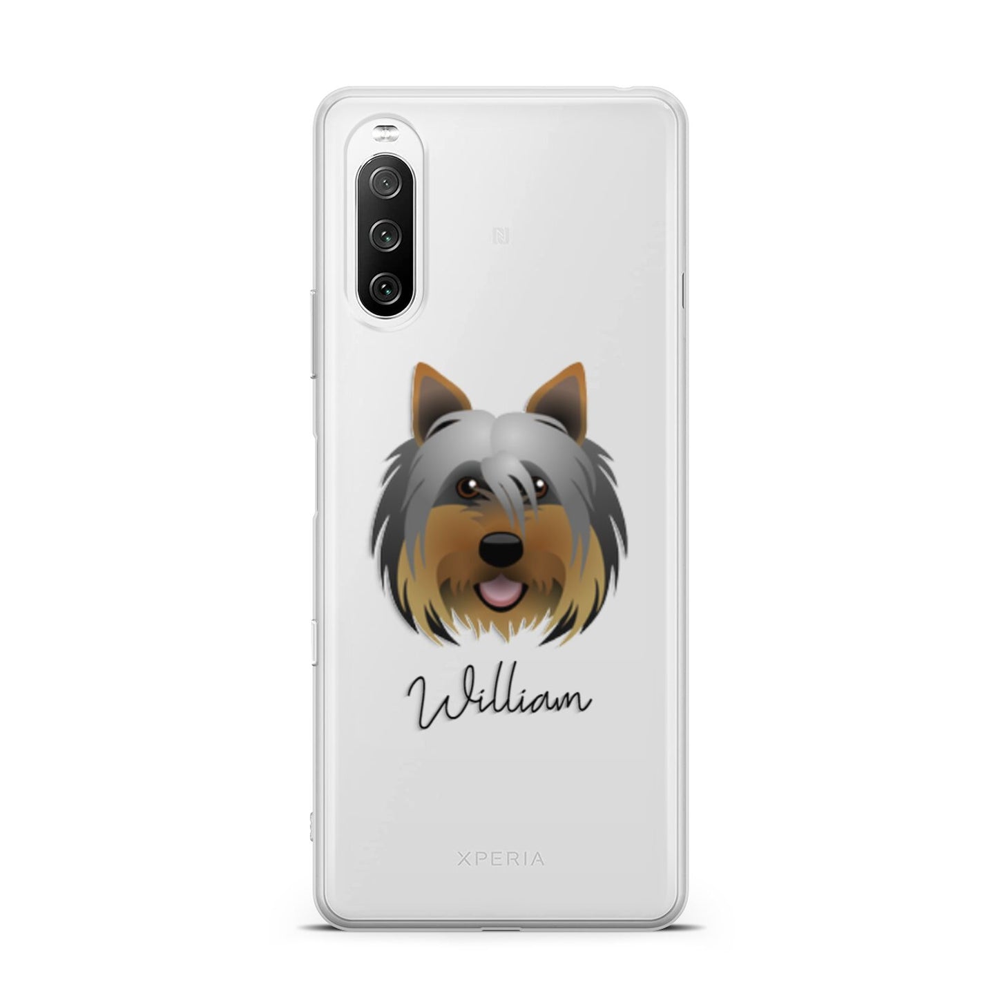 Yorkshire Terrier Personalised Sony Xperia 10 III Case