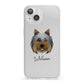 Yorkshire Terrier Personalised iPhone 13 Clear Bumper Case