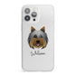 Yorkshire Terrier Personalised iPhone 13 Pro Max Clear Bumper Case